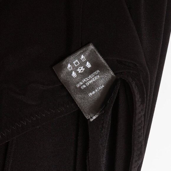 Norma Kamali Black Open-Back Stretch-Jersey Wide-Leg Jumpsuit - XS / FR 34 - Picture 7 of 15